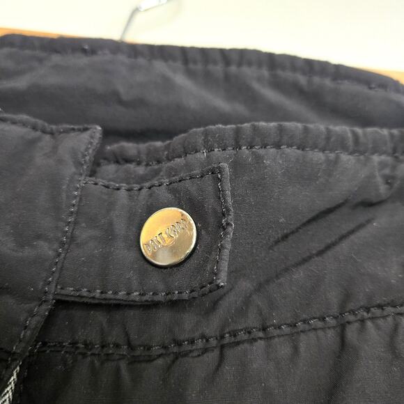 Womens Postcard Black Floral Embroidered Logo Snow Ski Pants US Size 10 - Picture 12 of 12